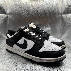 Size 11 Nike Dunk Low Retro Mens White Black Panda‎ Athletic Sneaker DD1391-100